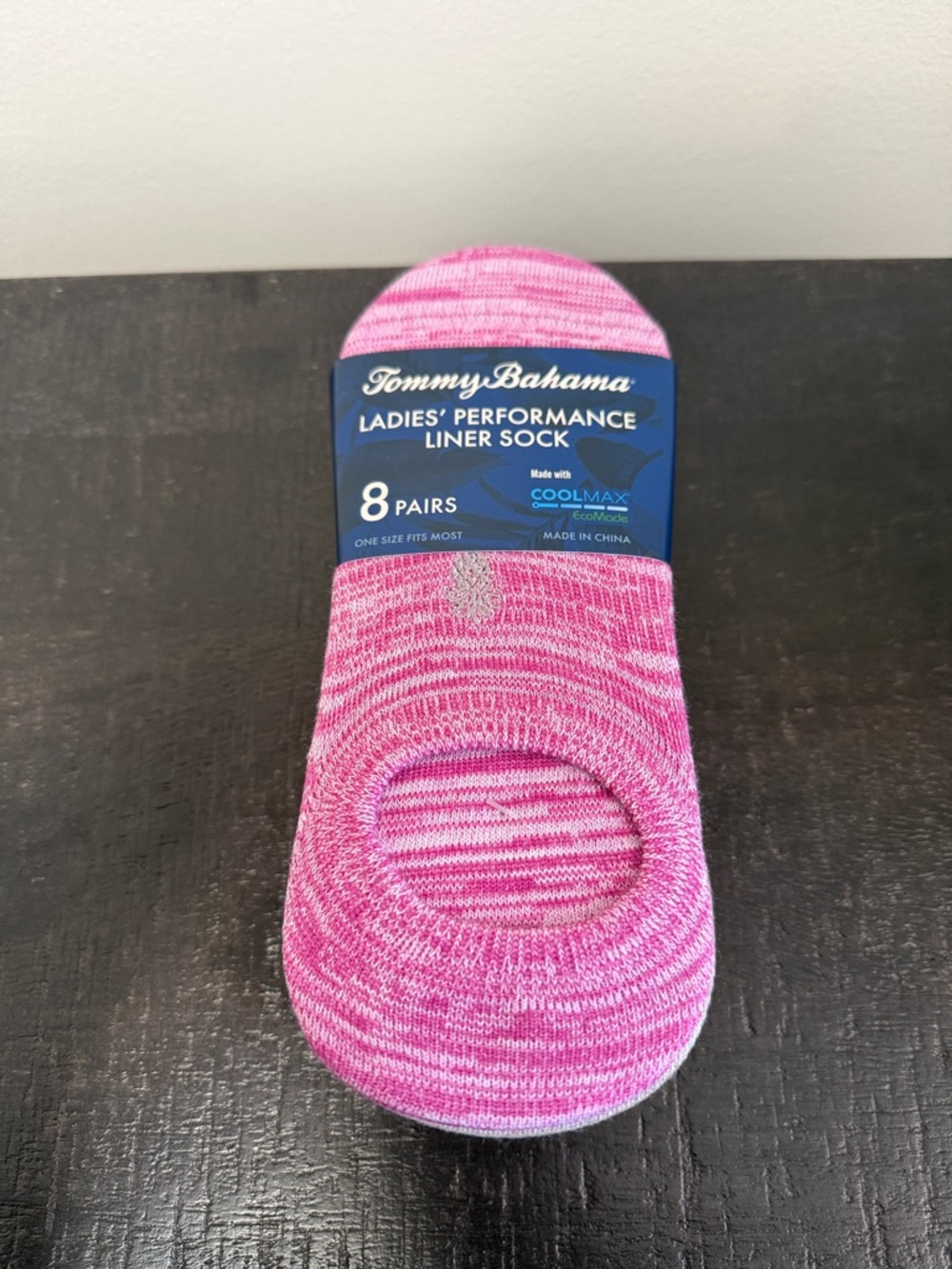 Tommy Bahama Pink Ladies' Performance Liner Sock - No-Show (8 Pairs)